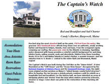 Tablet Screenshot of captainswatchbandb.com